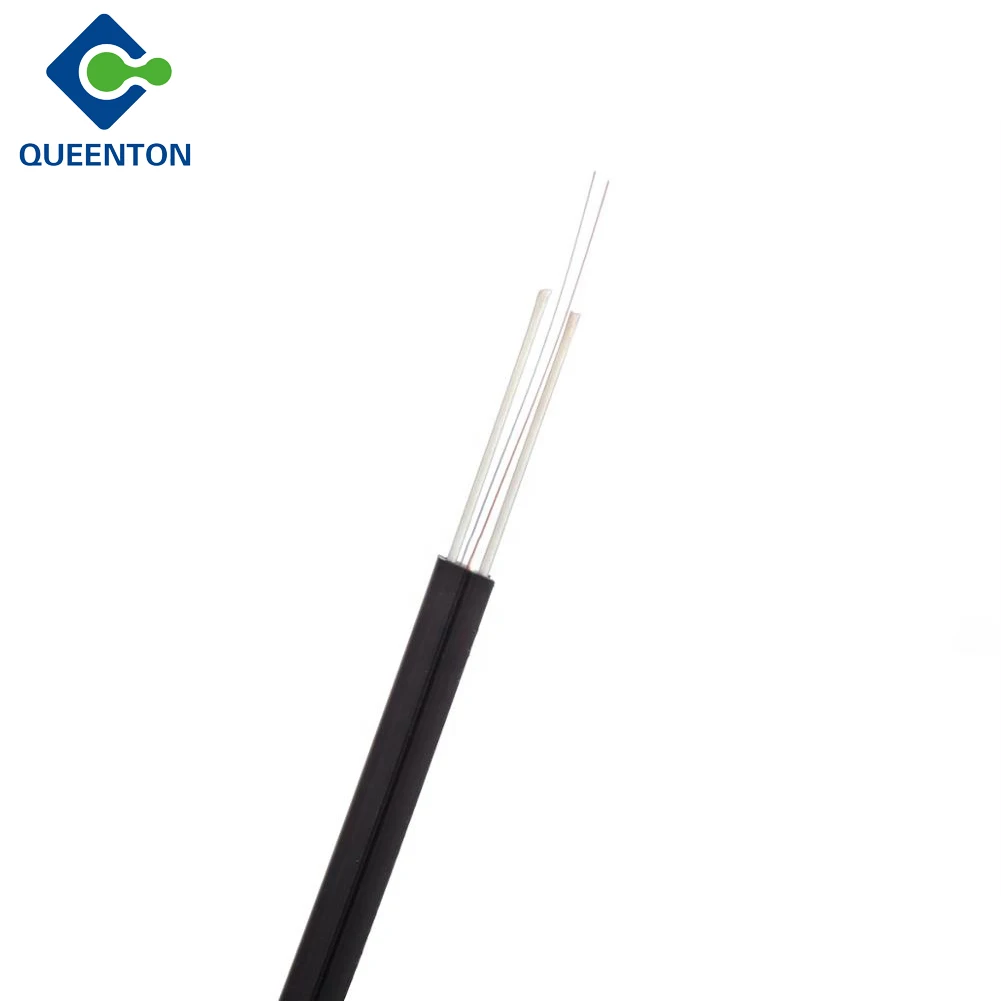 Самонесущая стальная проволока GJXFV FRP G657 FTTH Drop fiber Optica 2 4 1 core внутренний волоконно-оптический кабель в