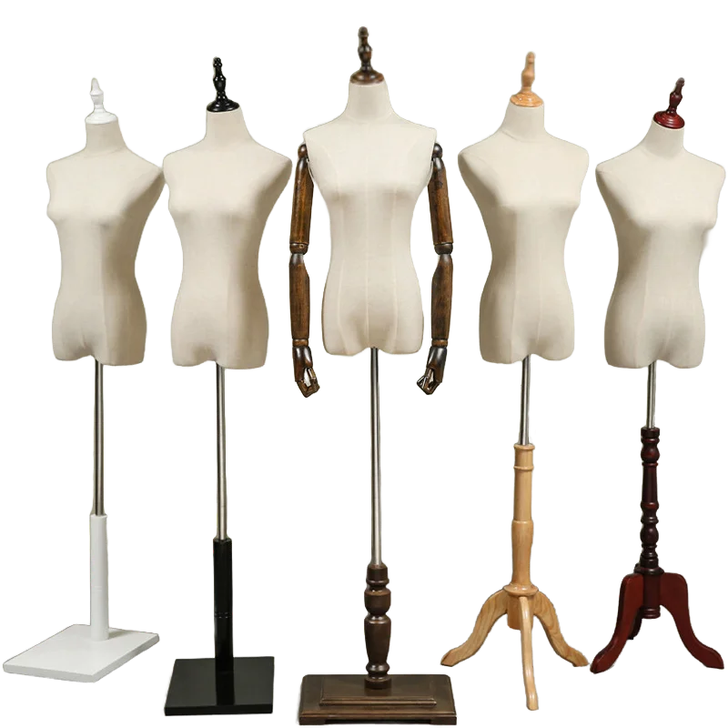 Custom Clothing Store half body female mannequin Body Female Torso Mannequin