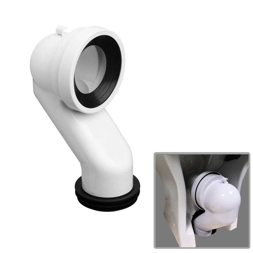 Toilet WC swan neck pan connector Bathroom Toliet WC Pan Connector P trap Bend Pan Connector