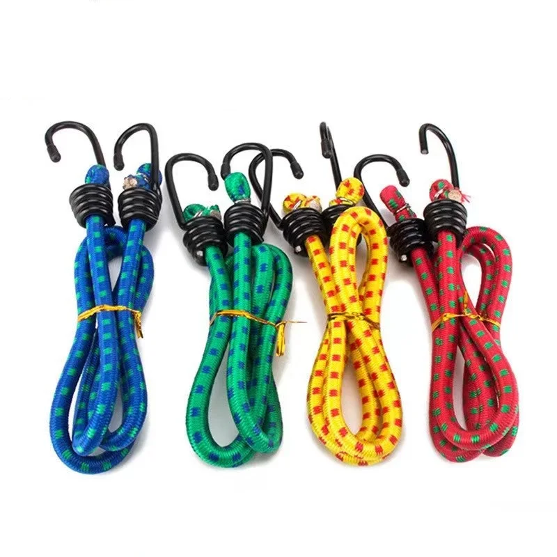 QD Bungee Cord Adjustable Hook Ends Durable Adjustable Swimming Bungee Cords Swimming Heavy Duty Bungee Cords With Hooks 24In