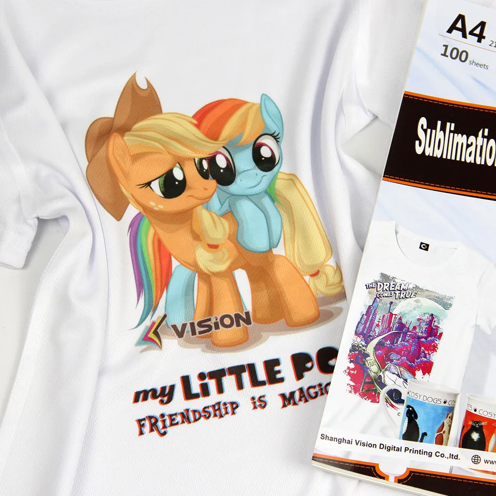 
A4 sublimation clothes paper t shirt hoodies bags printing 