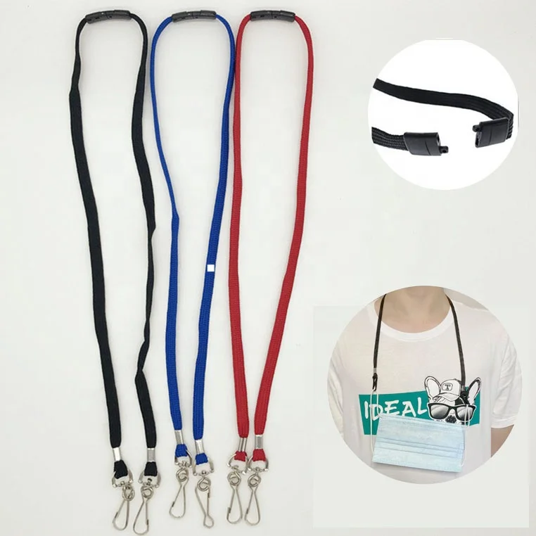 Best Seller Kids Face Masking Lanyards With Safety Breakaway Clasp  Lanyard For Kid For Face Cover Convenient Safety Hanger