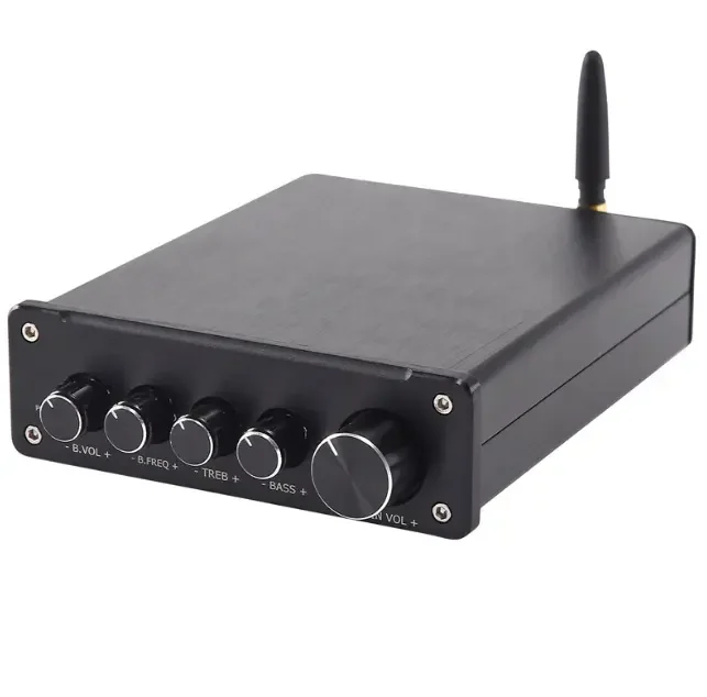 2,1 канальный бас тройной 2*120 Вт аудио усилитель 240 Вт сабвуфер Bluetooth звук TPA3255 цифровой мощный двухканальный стерео усилитель