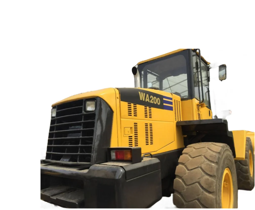 Good condition used engineering machine original wheel loader Komatsu WA200 made in Japan with discount