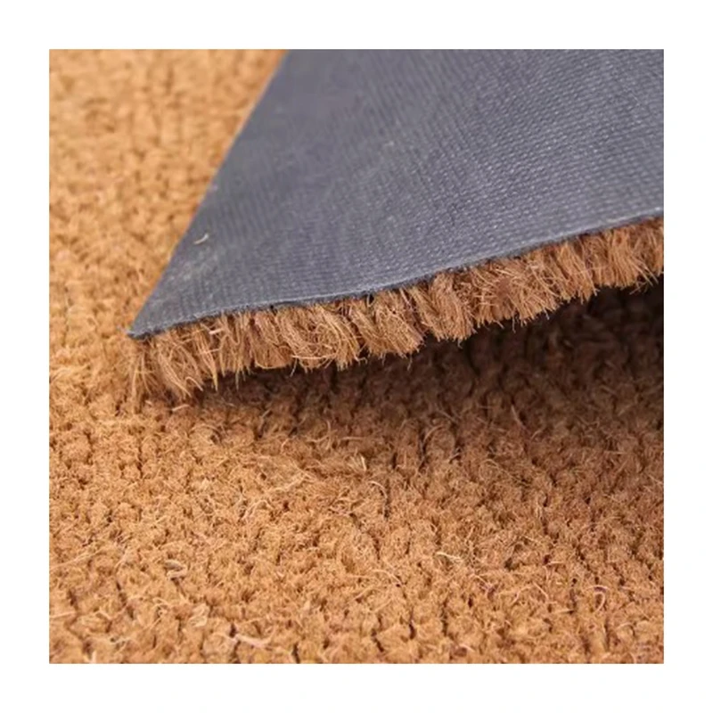 wholesale plain coconut fiber mat machine top quality coconut husk door mat
