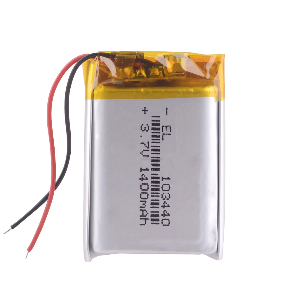 103440 1400mAh 3.7v lithium ion polymer battery