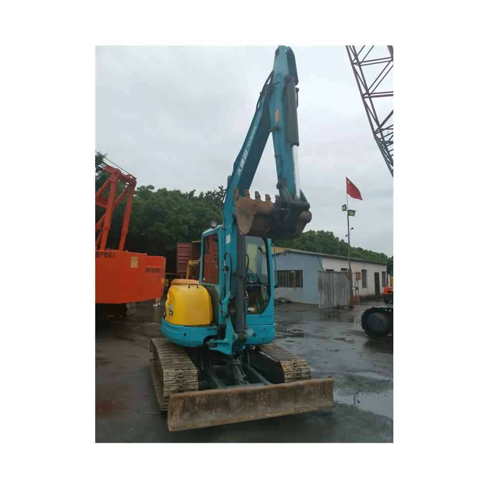 High Quality used mini Digger kx155 5 ton small excavator, second hand mini kubota excavator
