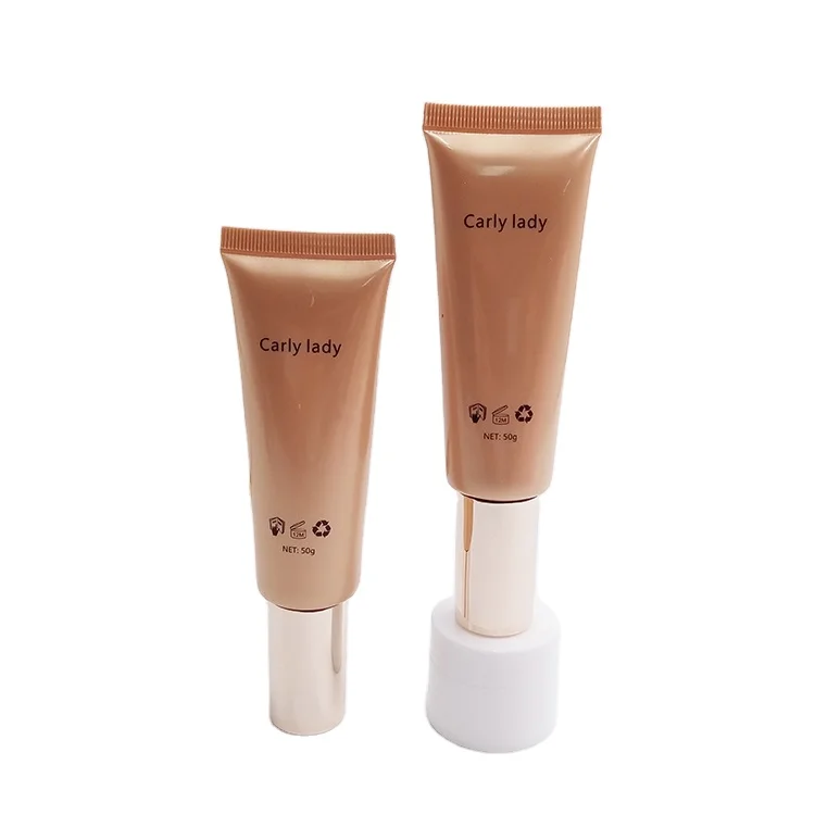 Custom Printing Aluminum Cosmetic Tube Plastic for Lotions Cream Tubes/BB Cream/Eye Cream Tube With Airless Pump Containers