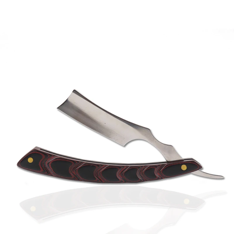 Индивидуальный заказ, мужские механические бритвенные станки с прямой ручкой, бритвенные станки с острыми головками из нержавеющей стали