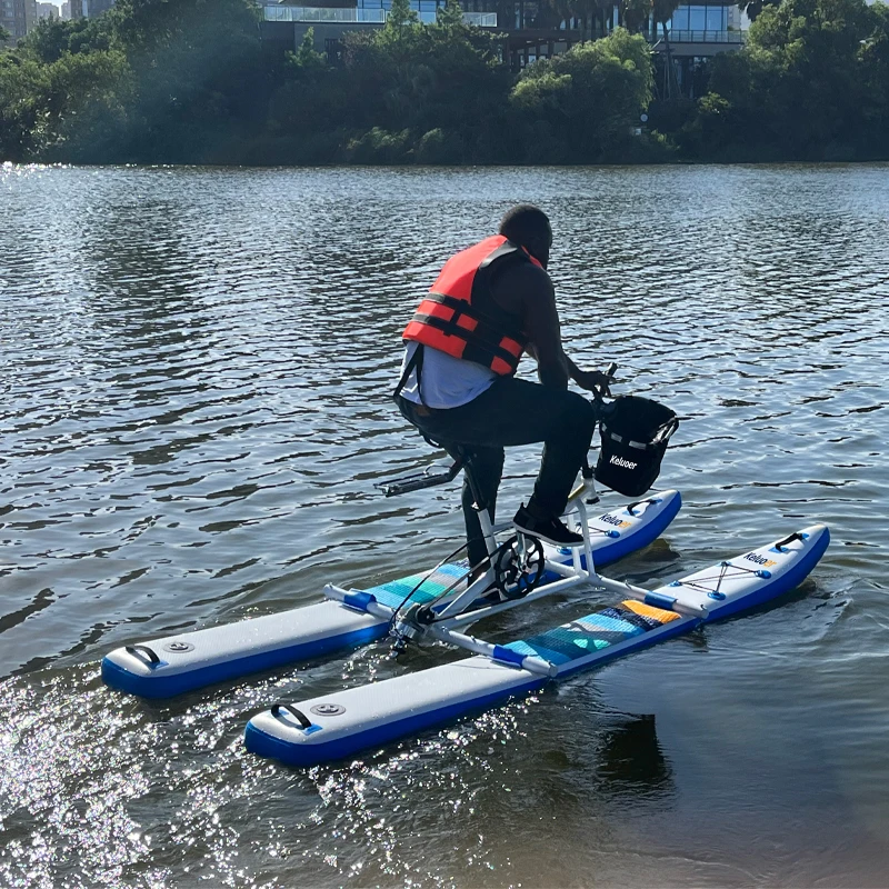 New Trendy Hydrofoil inflatable floating cycle sea water pedal bike exercise sports bike boat