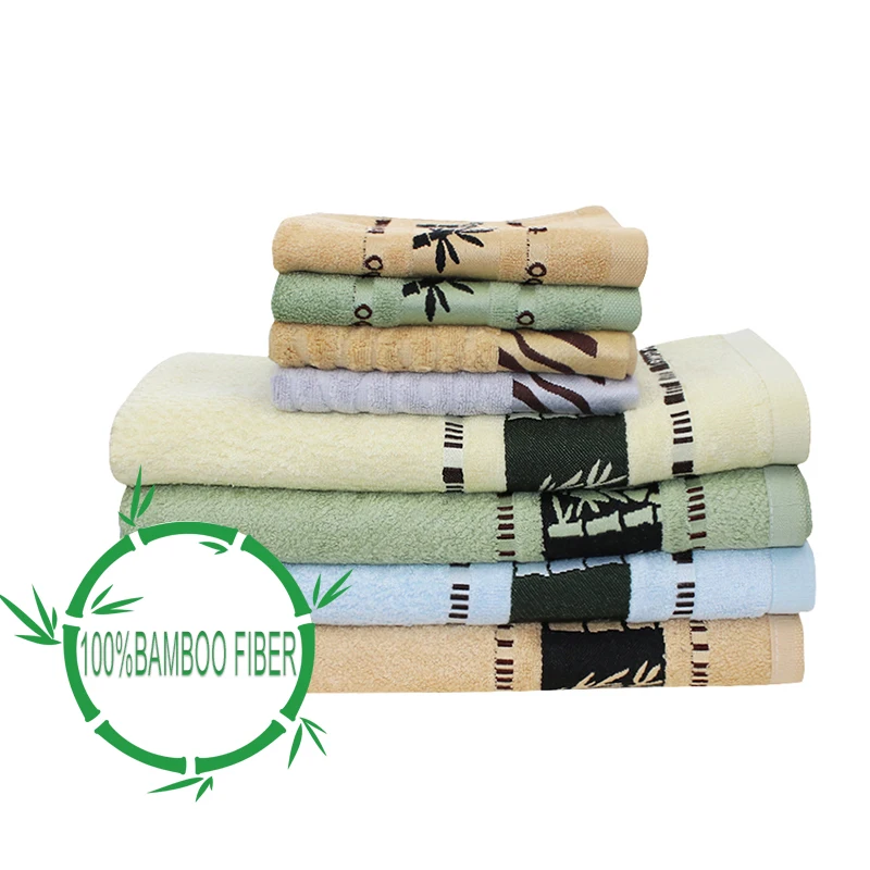 Morden Luxury Plain Dyed Factory Outlet Bamboo Bath Face Cloth Customize Woven Towel