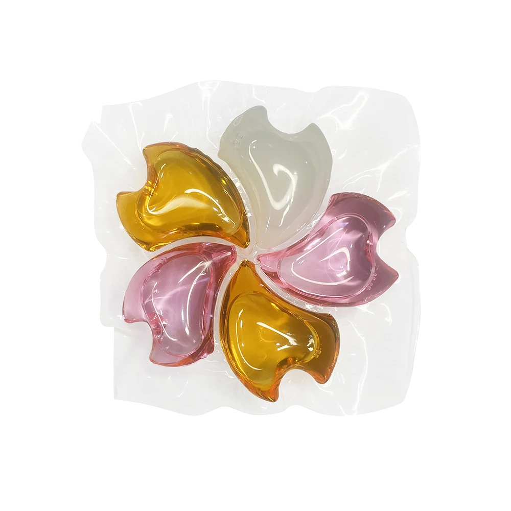 new 5 in 1 Cherry Blossom custom laundry detergent pods soap in capsules with aromas detergent liquid pod for washing machine