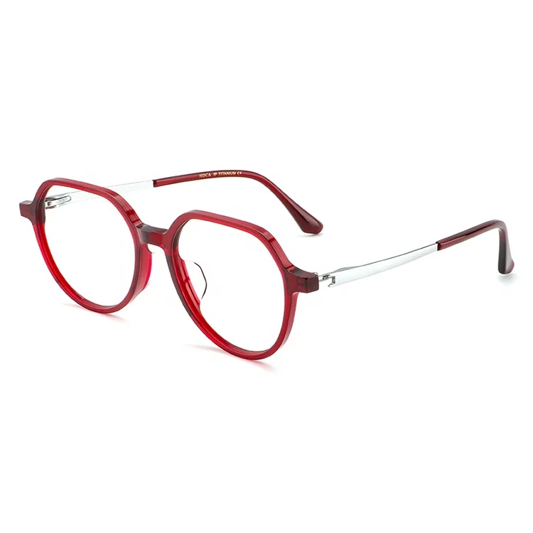 Ацетатные очки Aochi, высококачественные оправы, титановые очки, ацетатные очки для мужчин и женщин