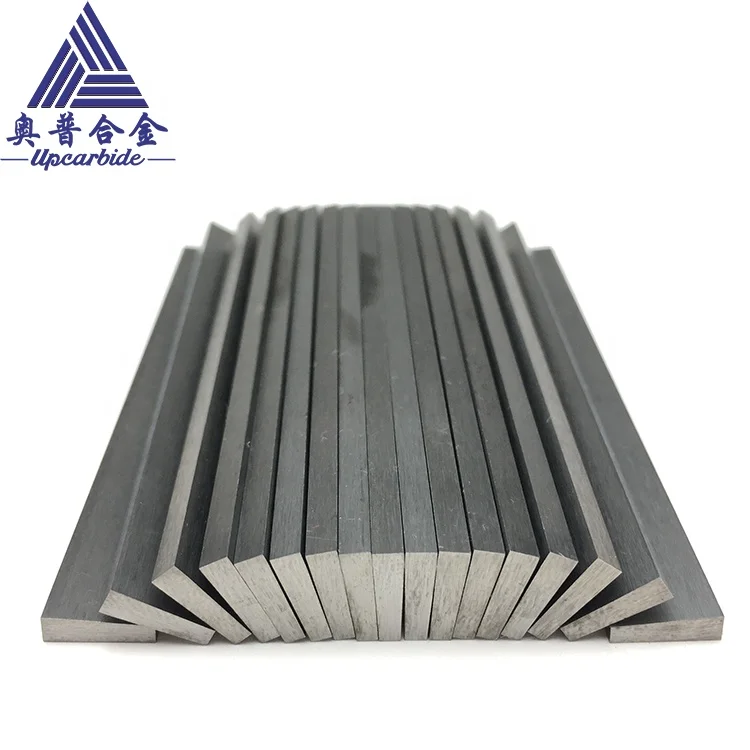 Grade YG6 Unfinished Excellent Hardness Cemented Carbide Flat Bars Fresh High Wear Resistance Tungsten Carbide Strips