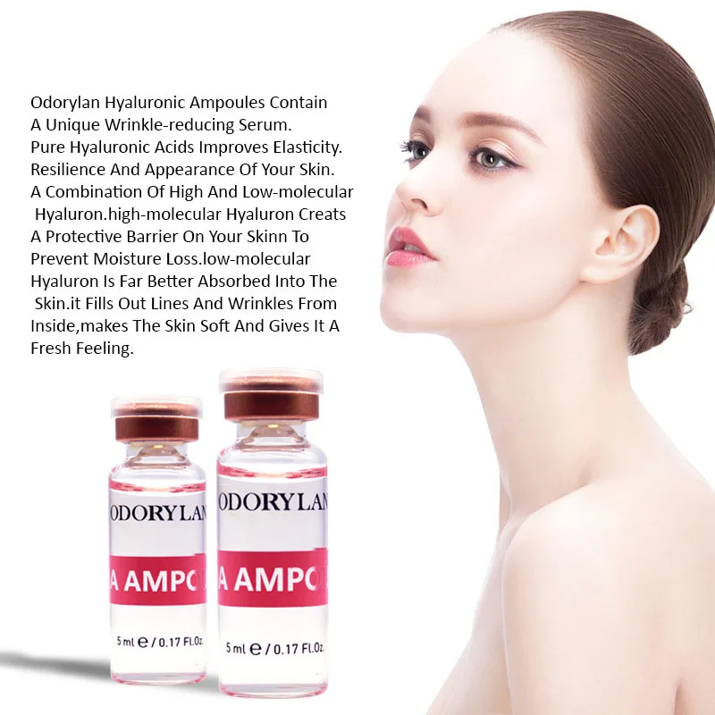 Высококачественный Гиалуроновый увлажняющий гель Meso Ampoule набор для защиты от морщин и гиалуроновой кислоты