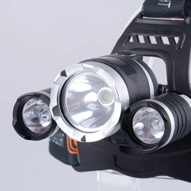 
3pcs XM-L T6 Powerful 5000 Lumen LED USB Rechargeable headlamp With 4 Modes 