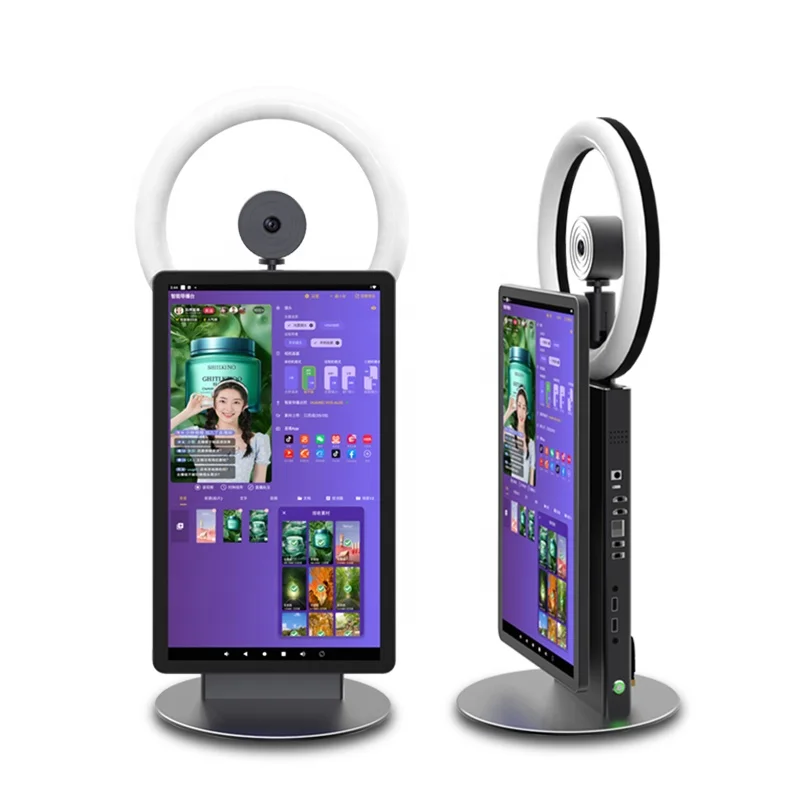 Factory Wholesale Price Live Streaming Equipment Kit/Package 15.6 Inch FHD Interact Screen Desktop Live Stream Machine for Sale