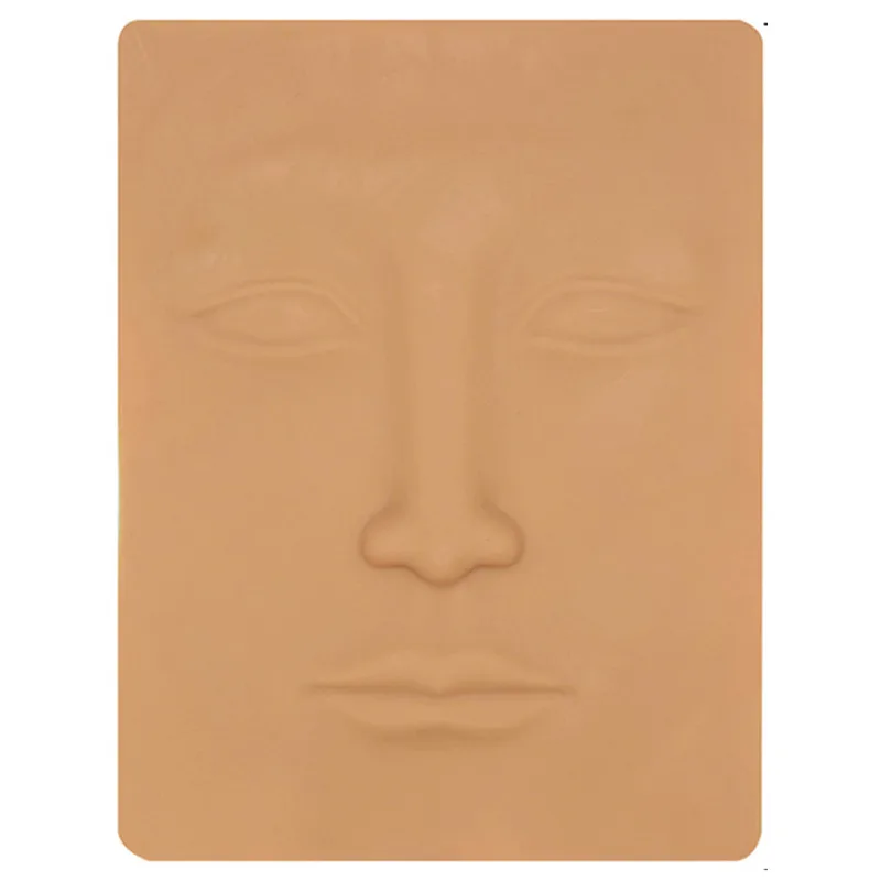 Wholesale 3d Silicone Permanent Makeup Tattoo Blank Eye Lips Face Training Practice Skin Tattoo Training Skin
