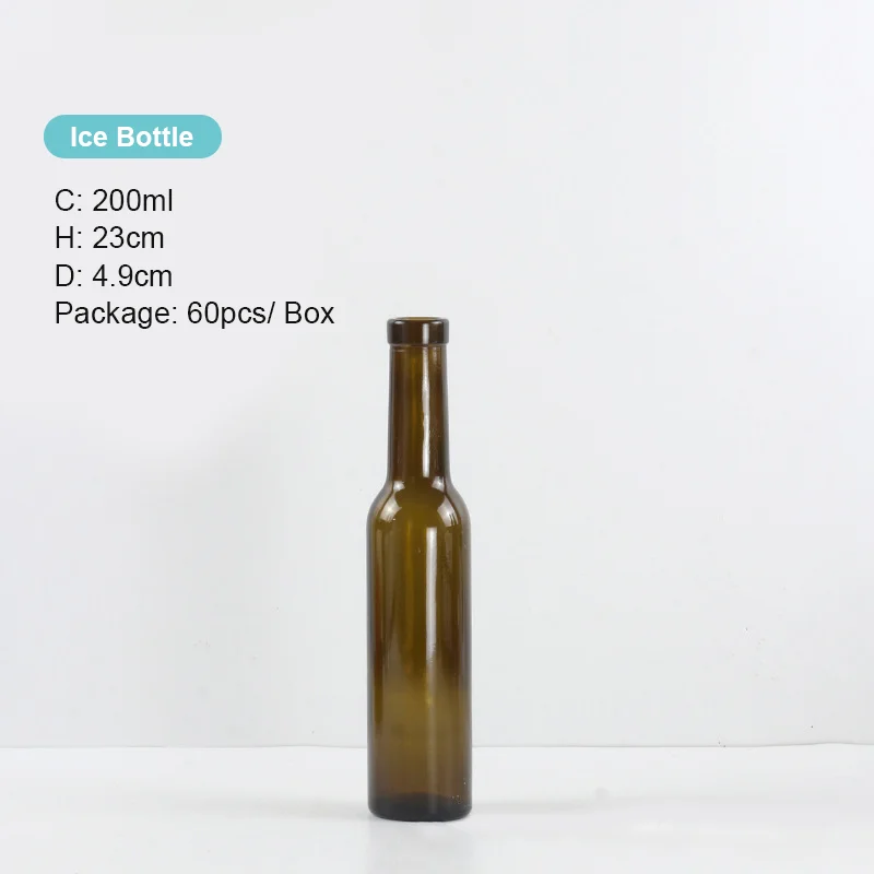 Wholesale Custom Empty Liquor Glass Whiskey Wine Bottle 500Ml Glass Bottle For Wine Vodka Brandy Whiskey