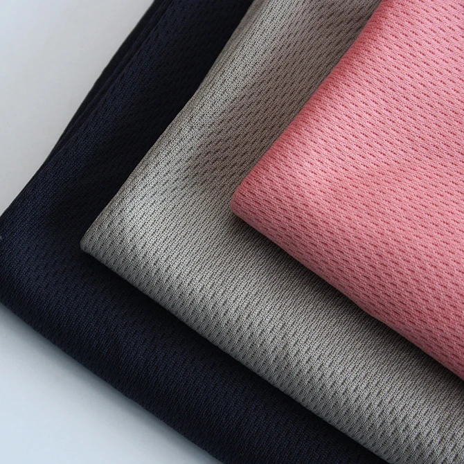HOT. 100% Polyester Mesh Knit Jersey Fabric For Sports Wear T Shirt Sofa Furnitures Lining
