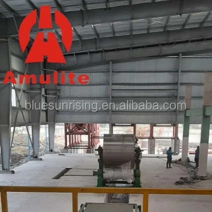 China Stacking Vacuum Lifting Vacuum Machinery Calcium Silicate Fiber Cement Board Production Line Factory
