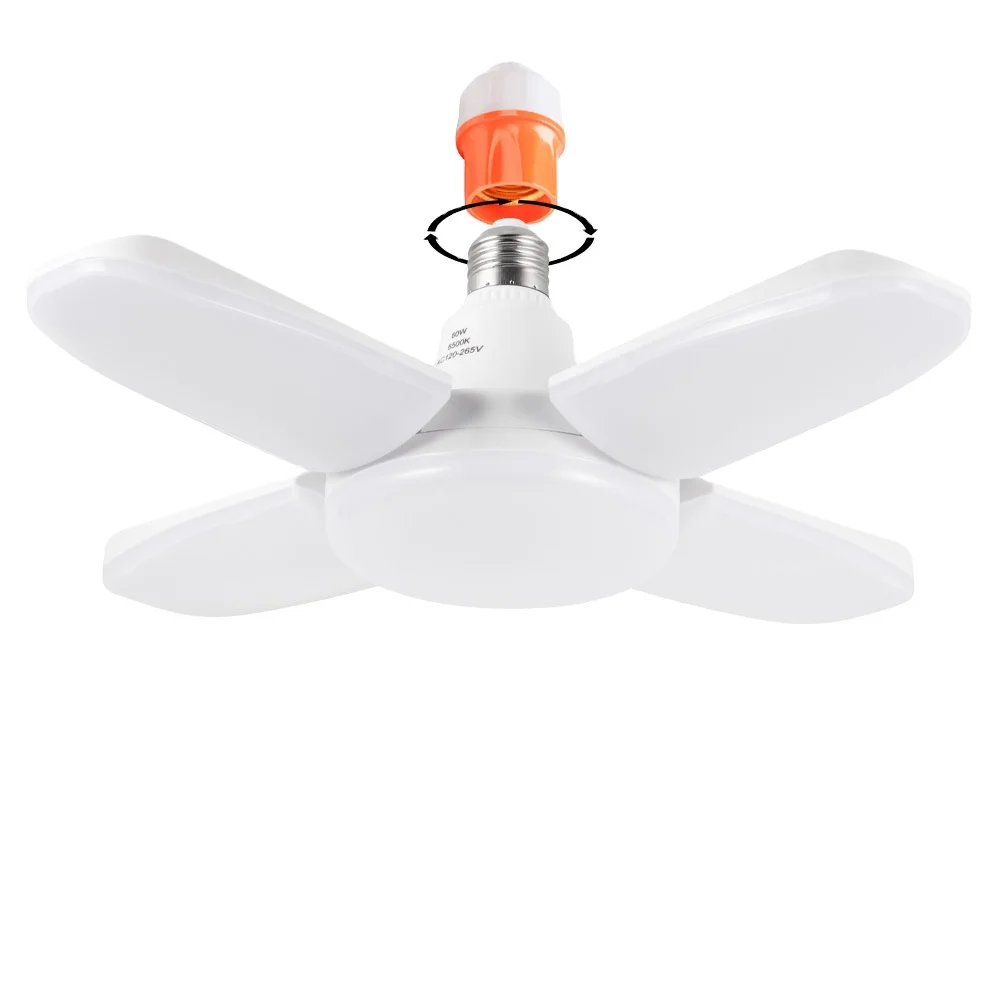 Led ceiling fan lamp four blade dark wood ceiling fan with light decorative lighting ceiling fan