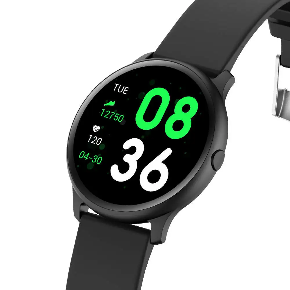  2021 KW19 Pro Full Touch Screen Women Waterproof Sport Smartwatch For IOS And Android Smart