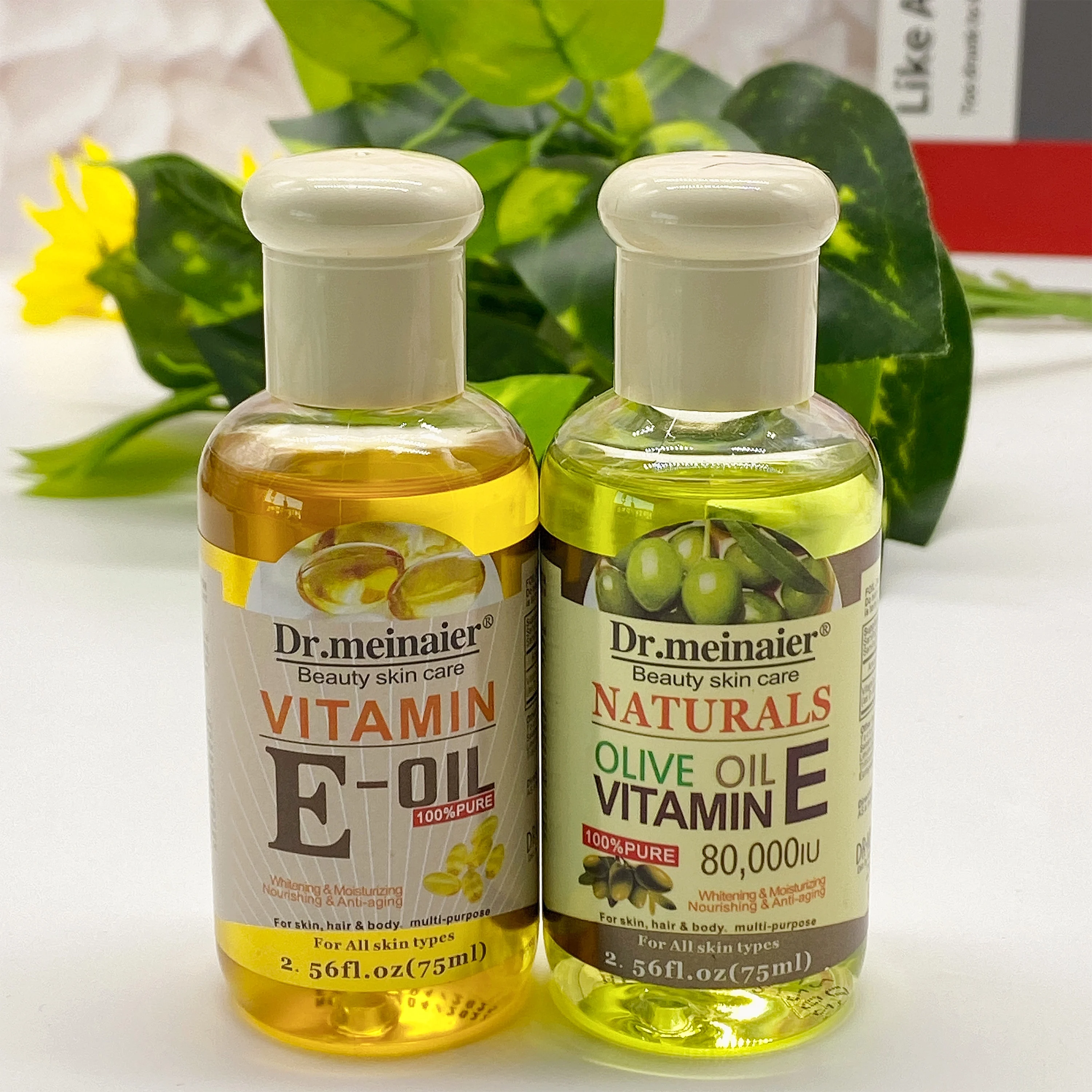 100% Pure Organic Vitamin E Oil Fast Absorb Skin Brightening For Face & Body and Hair Essential Oil