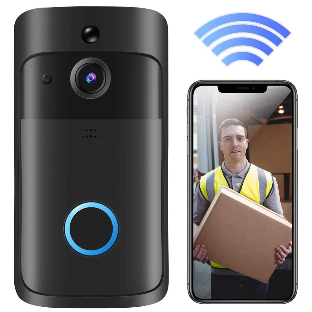 factory wholesale Visual Smart Home Video1080p HD Night Vision ring Wifi camera doorbell