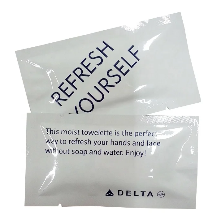 Одноразовое Освежающее полотенце с логотипом на заказ ароматизатор лимона Нетканые влажные салфетки для очистки ресторана