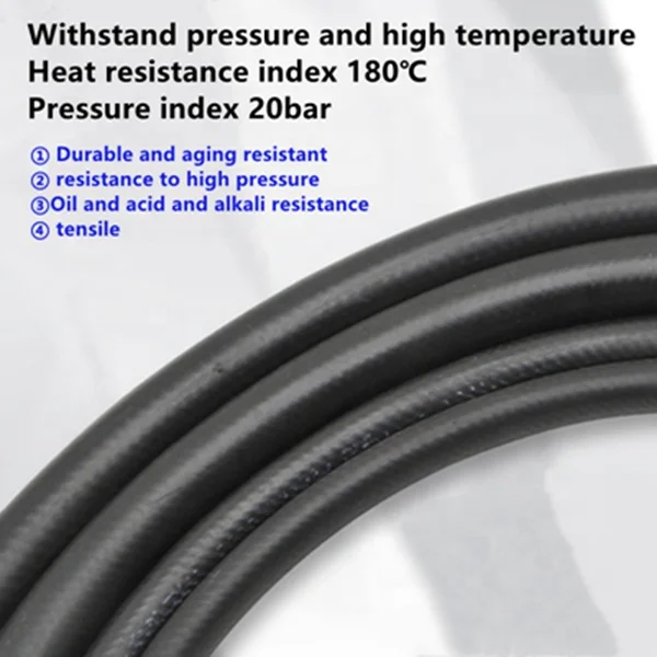 Rubber hose automobile gasoline pipe high temperature and high pressure diesel fuel pipe 4 5 6 8 10mm oil pipeline rubber pipe
