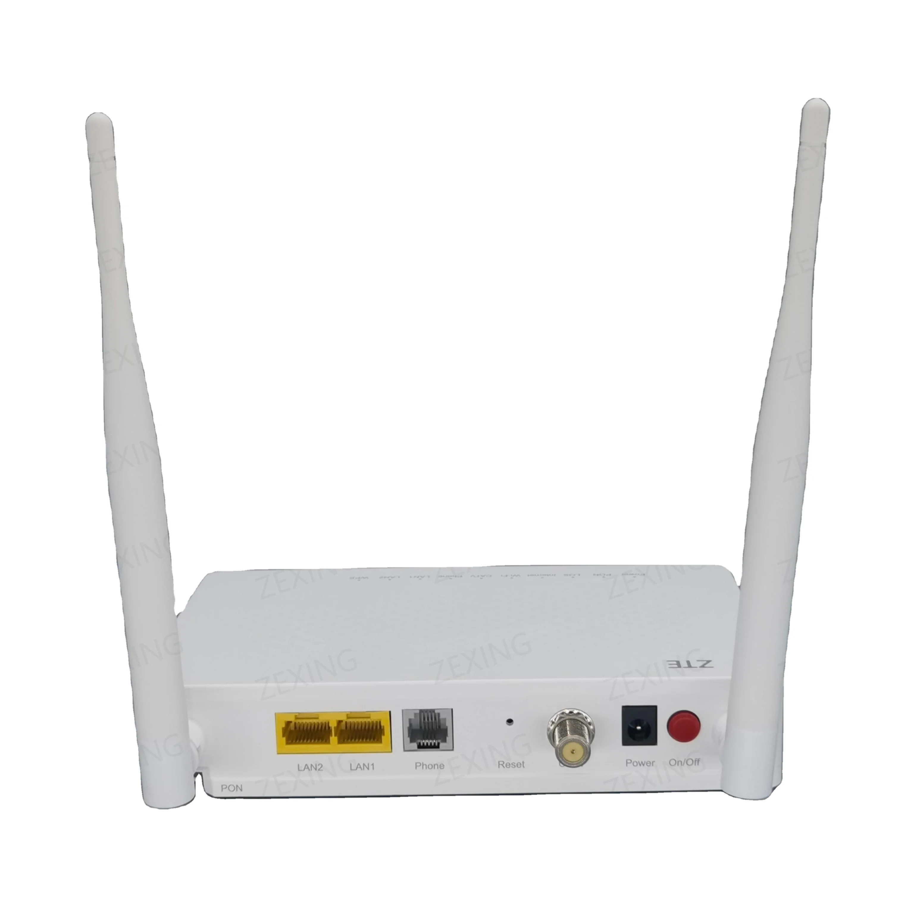 ZXHN F618 V9.0 2ge 1pots 1fxs 2.4g single band wifi RF CATV GPON ONU for ZTE original new N300 gigabit F618 ONT