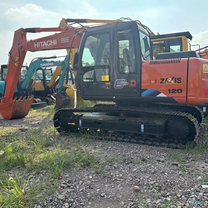 HITACHI ZA120 мини 12-тонный экскаватор в Японии используется с двигателем Cummins/Cat мотором низким расходом топлива простота эксплуатации лучшее значение