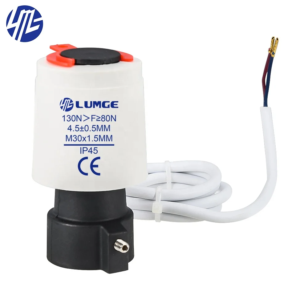 Normally Closed Thermal Electric Actuator Hot Sale Factory Price Under Floor Heating System 230V Actuators