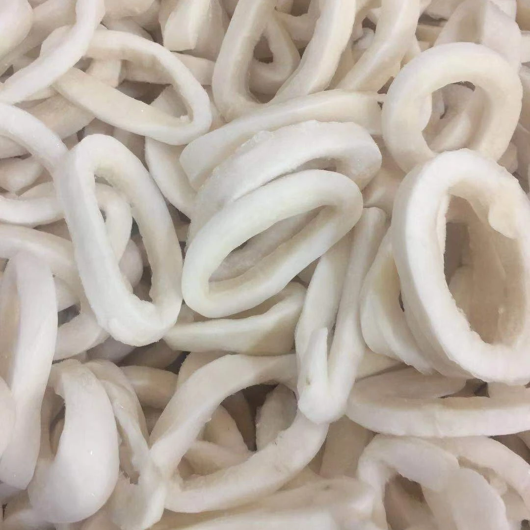 
Wholesale Boiled Seafood Appetizers Frozen Squid Ring 