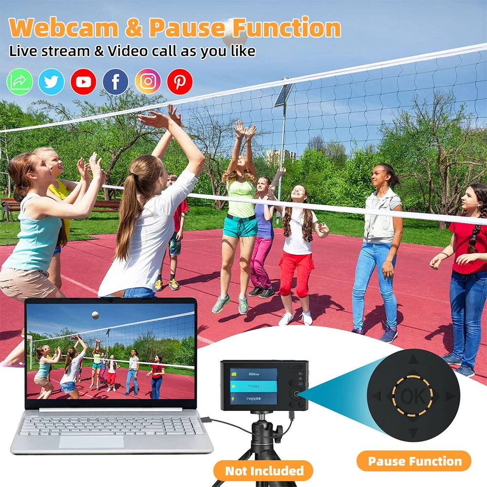 Comcader Video Camera Professional China Hd 4K Digital Video Camera Digital Camera With Optical Zoom