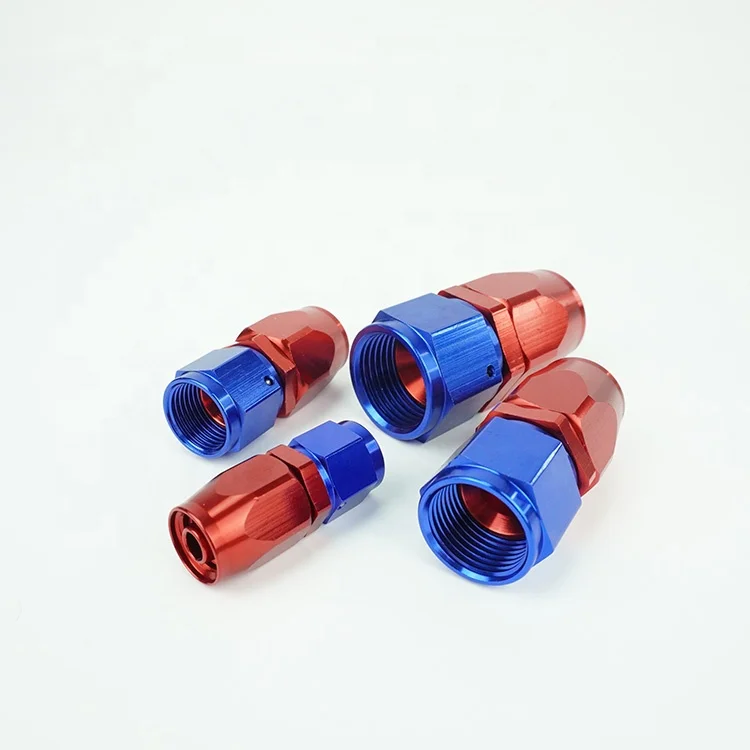 Straight An6 An8 An10 An12 Intercooler Oil Hose Joint For Racing Car Modification