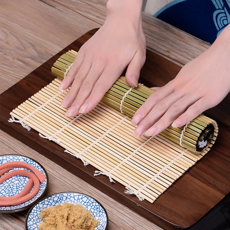 High Quality Bamboo Sushi Mat Roller Rice Kit Rolling Mat