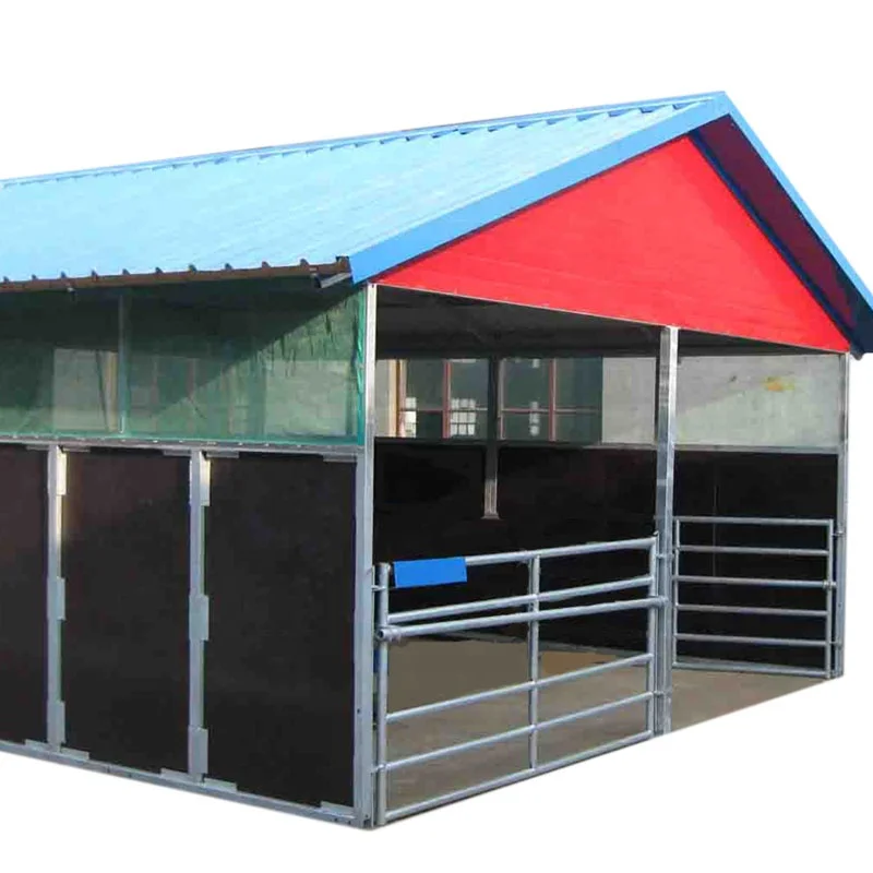 
Good Quality Cow Farm Equipment Animal calf cage house with plywood infilled 