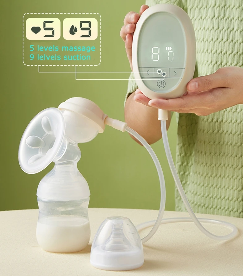 Amazon Top Selling Multi Function Baby Breast Pump OEM Silicone Electric Breast Pump Rechargeable Breastfeeding Milk Breast Pump