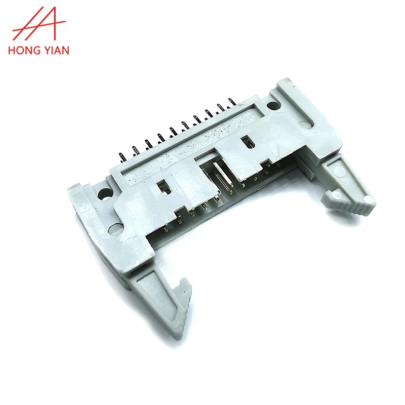 2.0mm 2.54mm Dual Row 2*5 6 8 10 14 16 20 pin Vertical Ejector Header Shrouded Headers Right Angle PCB IDC Socket Connector