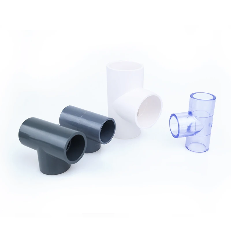 Pipe Fitting Plumbing System Reducing Tee For Water Supply And Drainage Equal Tee PVC Tee