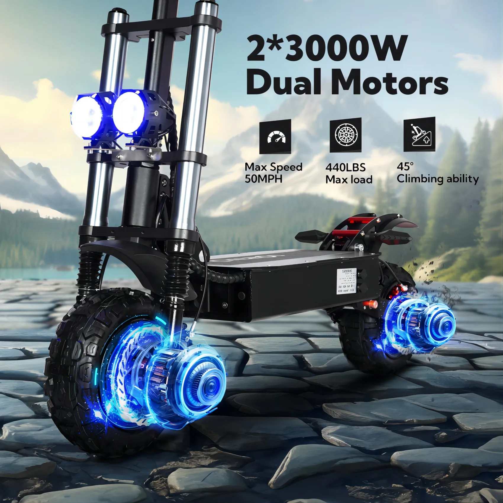 Dokma  11 Inch DM8 Overseas warehouse in the Poland Stock Moped Road Tire Electric Scooter High Fast Speed Electric Scooter