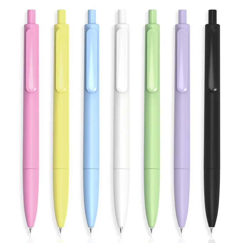 Luxury Black Gel Pen High Quality Business Promotion Boligrafo Customized Logo Black Ink Plastic Material Gift Ballpoint