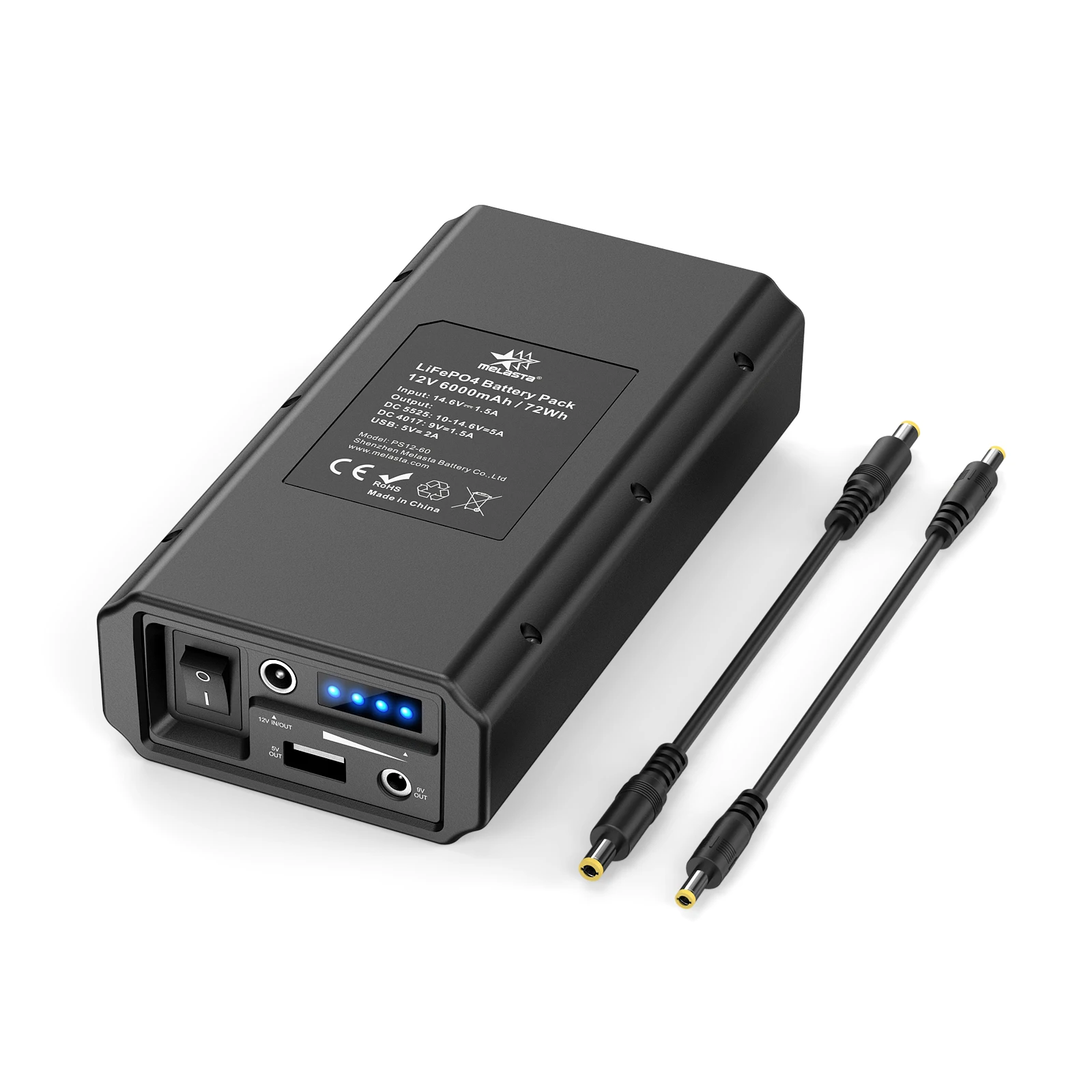 Power Bank 6000 мАч 5 В 9 12
