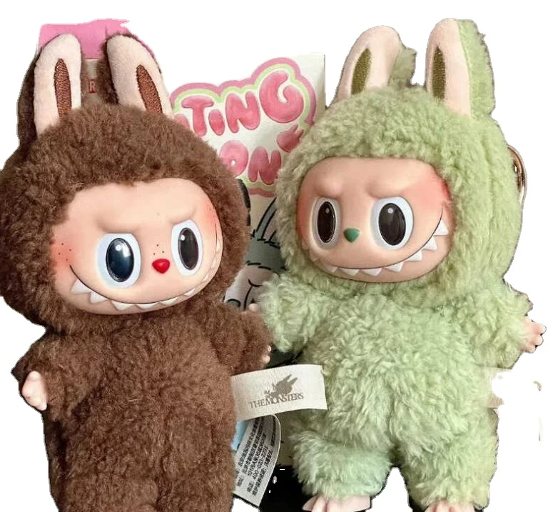 Wholesale  Fashion Blind Box Labubu Doll V2 Custom Labubu Keychain With Clothes Custom Labubu Macaroon Version2