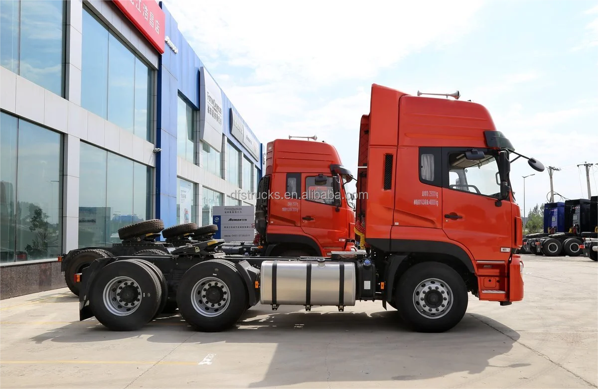 Подержанный дизельный двигатель 6x4 евро в 10 0 т Dongfeng Tianlong серии тягач распродажа!