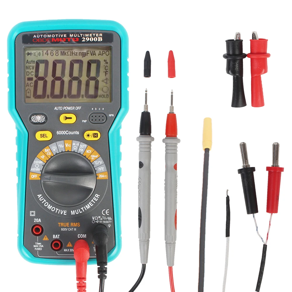 MST-2900B Automotive Digital Multimeter With Rotational Speed Measurement