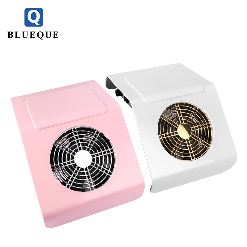 2019 new product BLUEQUE Nail cleaner manicure  40w nail dust collector manicure machine for nail salon