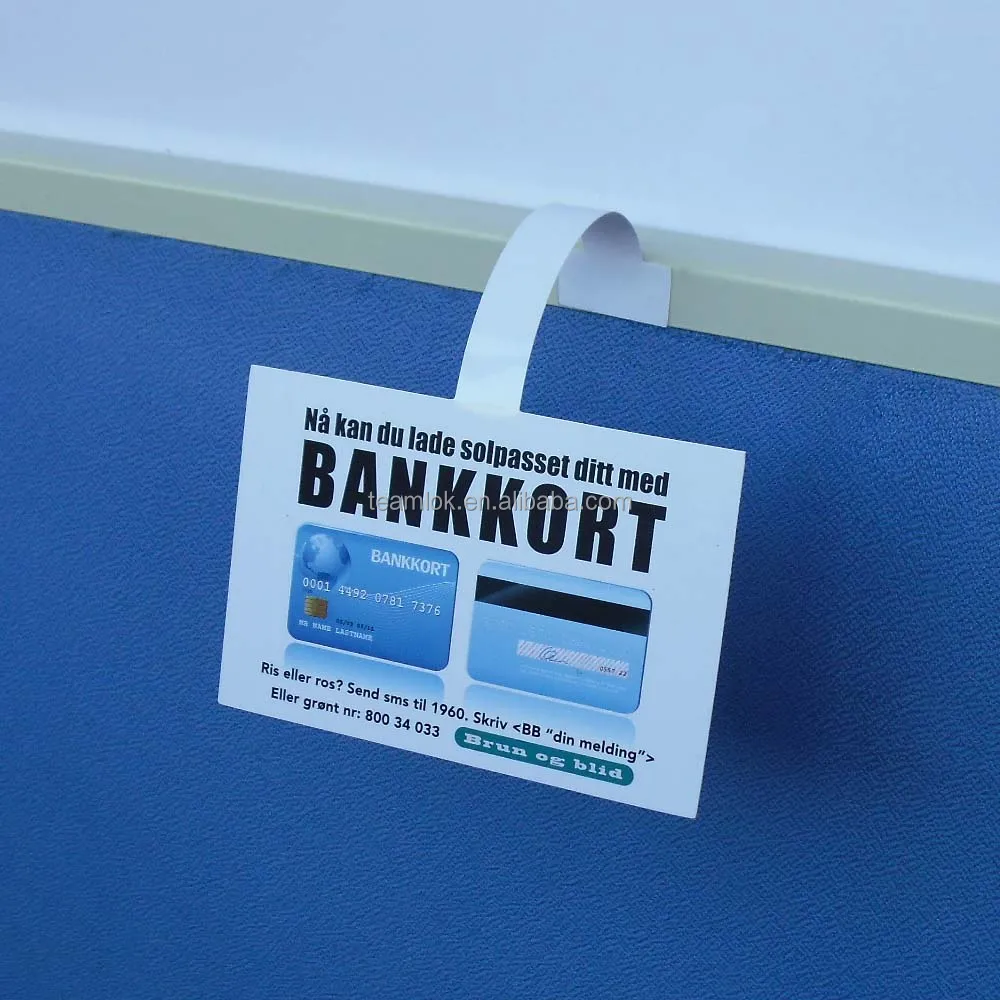 CMYK 4 Colors Printing Pop Display Shelf Wobbler Double Sided Tape Supermarket Shelf Talker